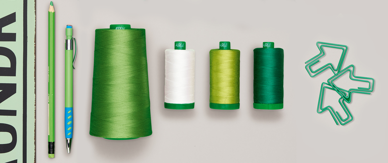 UL511 - Ultima™ 40wt Cotton Wrapped Polyester Emerald Green Thread –  WonderFil Europe