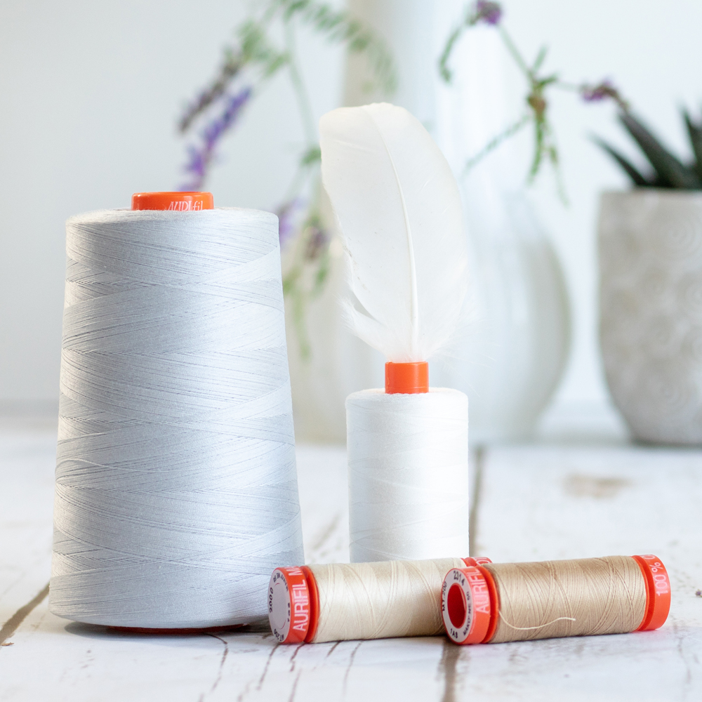 Aurifil 50 wt Cotton Thread - Large Orange Spool - 2405 — Birdsong Quilting
